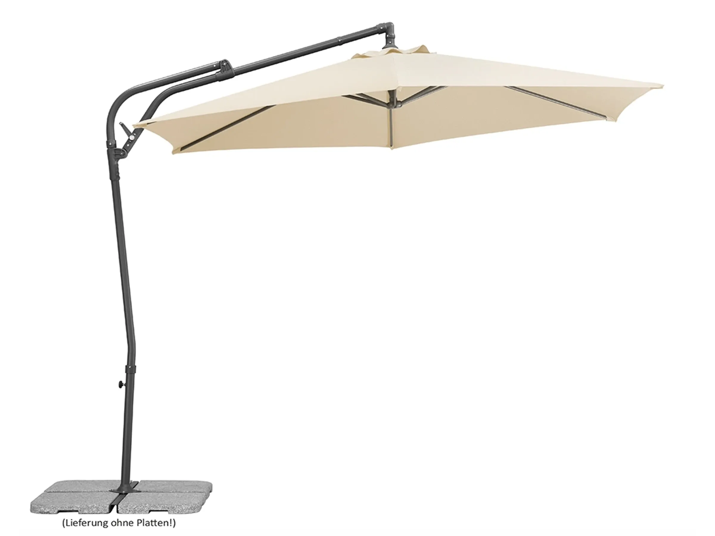 Schneider Ampelschirm Genua Natur Ø 300 cm