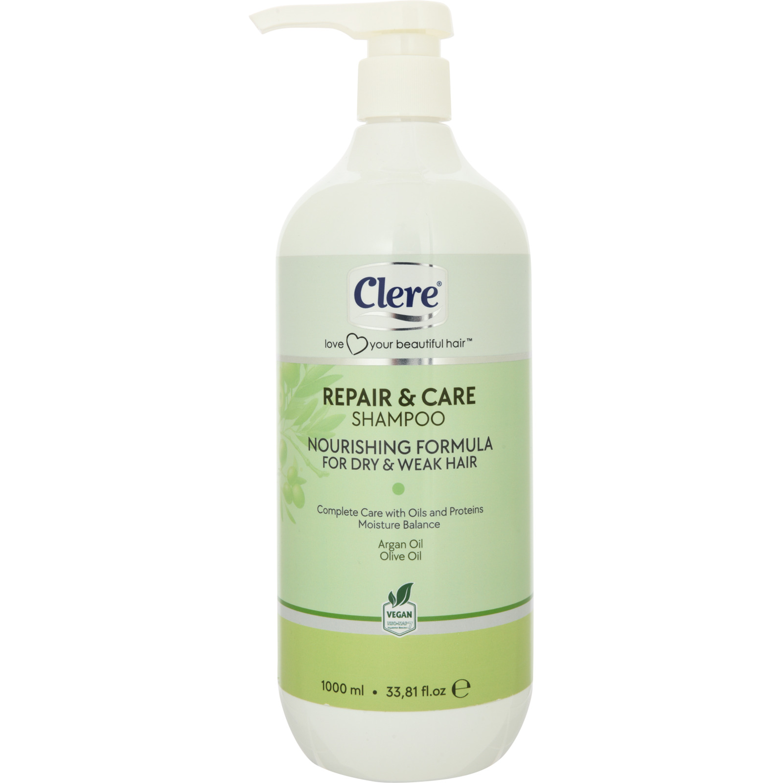 Clere Shampoo Repair & Care 1 L