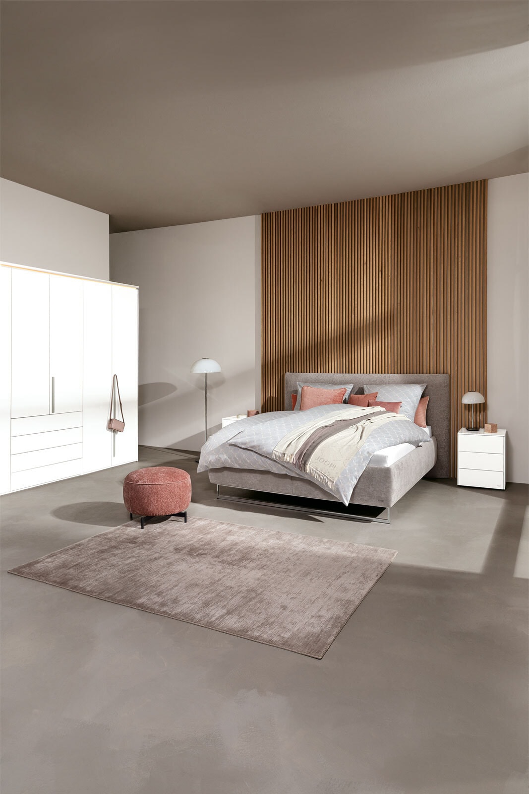 JOOP! Kleiderschrank GLOSS BEDROOM Bianco weiß