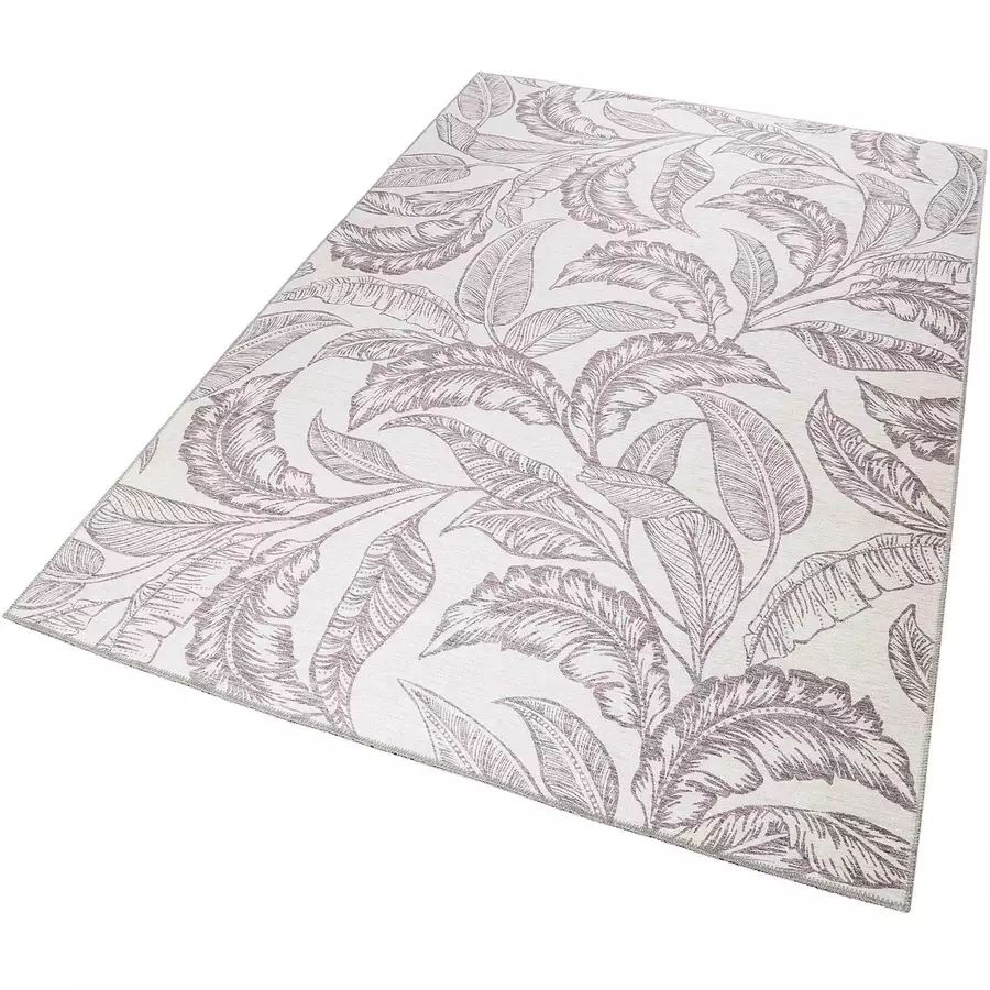 Accessorize Kurzflorteppich Mozambique Palm taupe