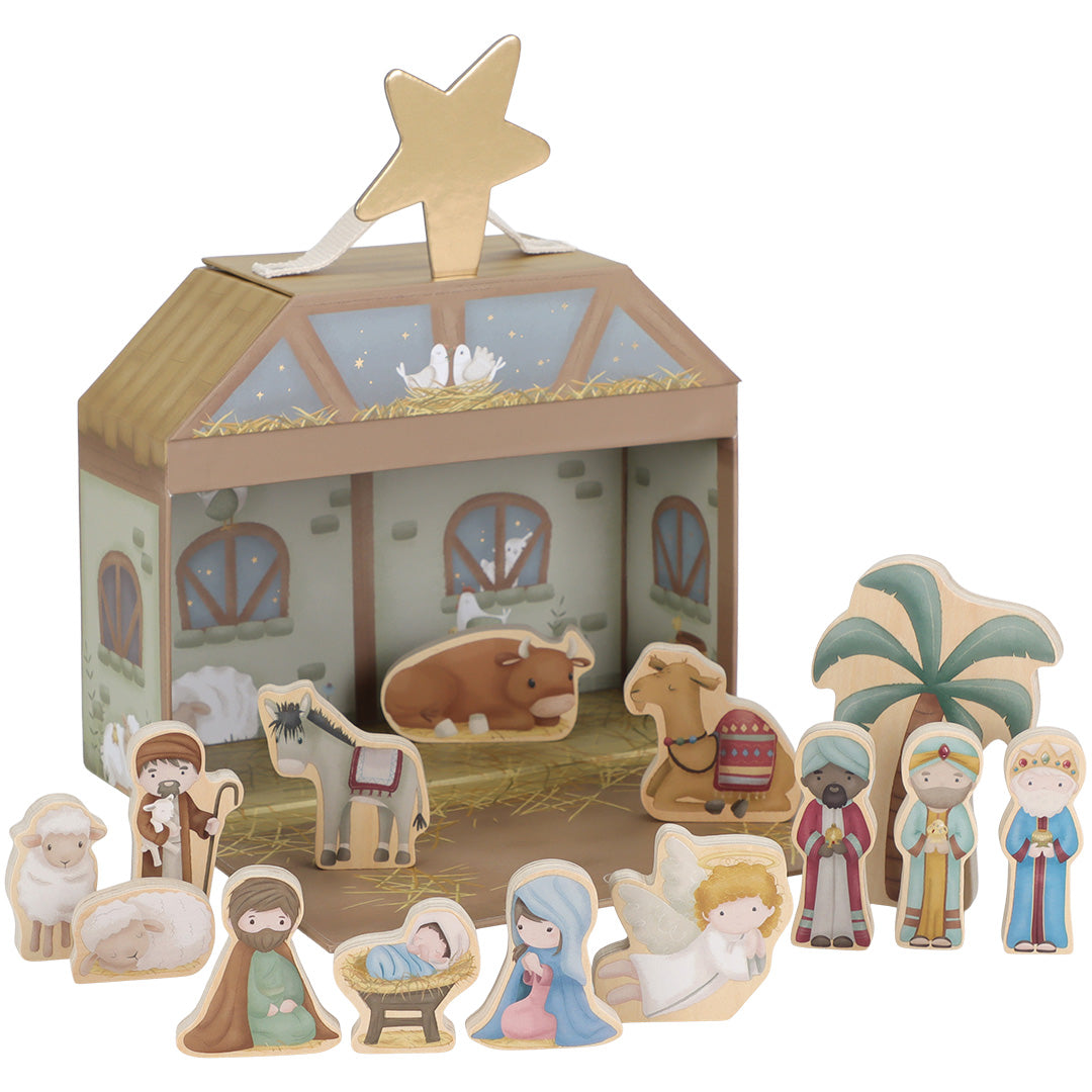 Little dutch speelkoffer kerststal