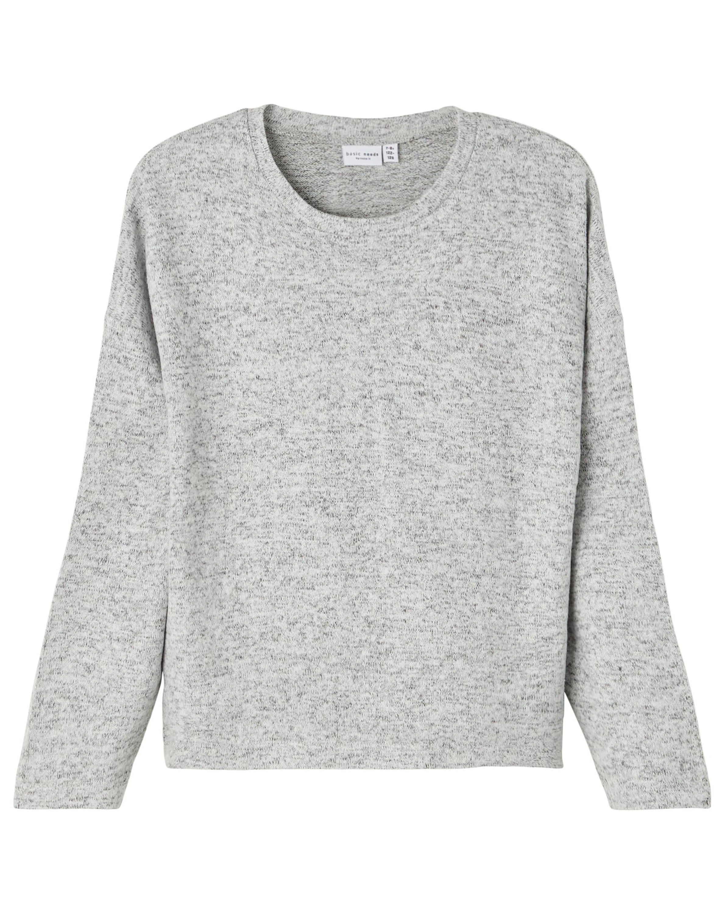 Strickpullover NKFVICTI in grey melange