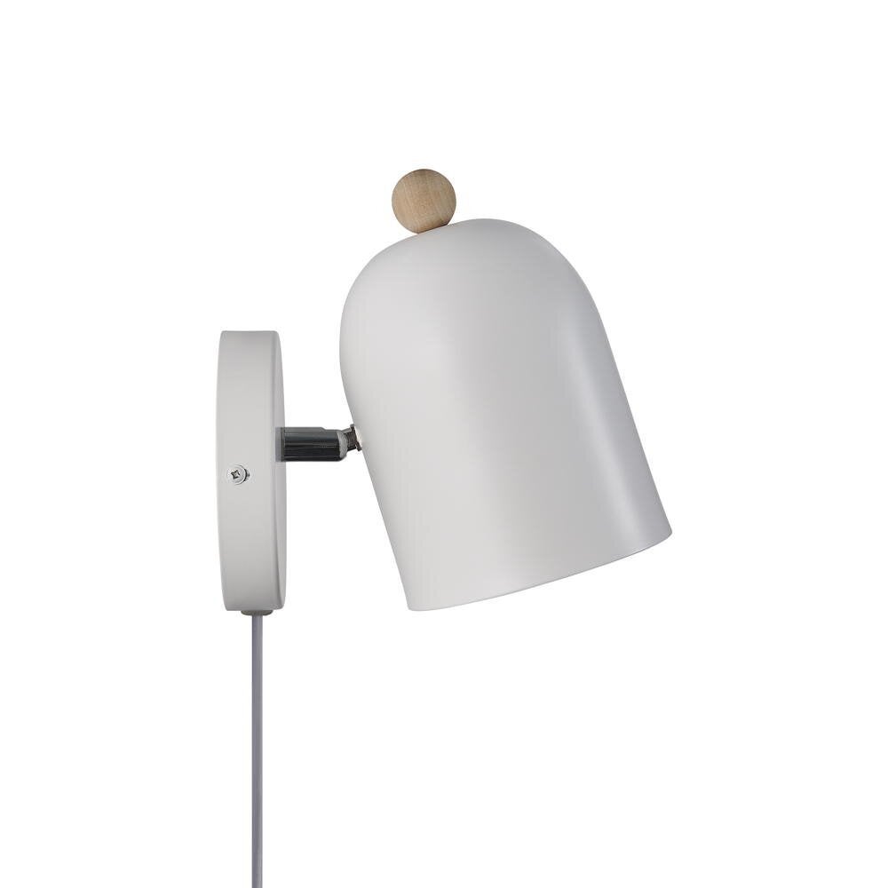Gaston wandlamp in wit E27