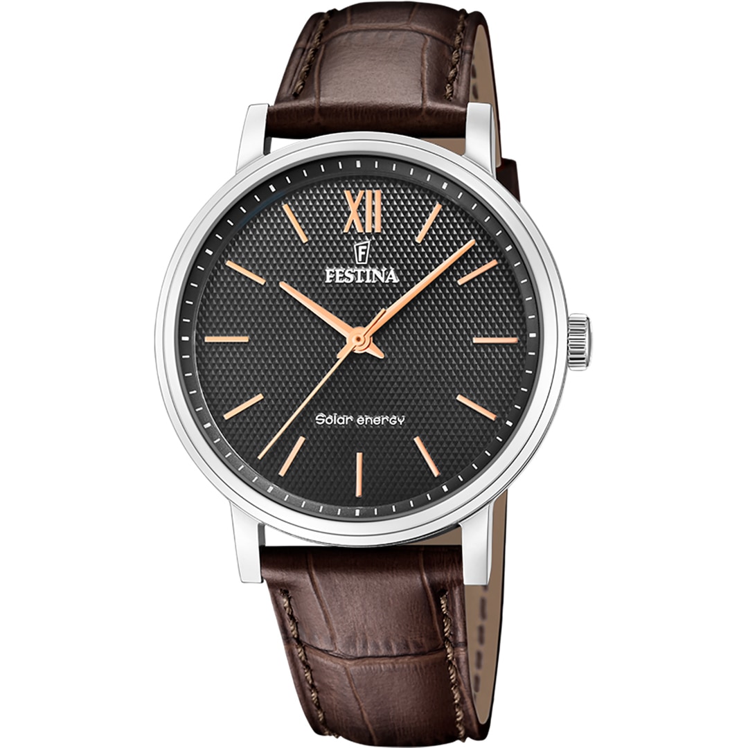 Festina Solar Energy Braun / Schwarz 41mm