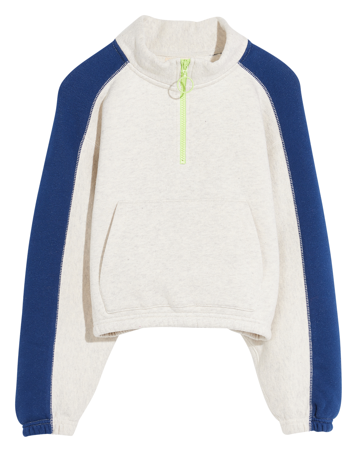 FOZZIE - Sweat col rond en coton mélangé| Beige