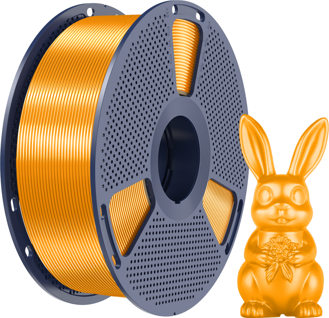 SUNLU  Silk PLA+ Brass, 1,75 mm / 1000 g    PLA Material mit glänzendem Finish
