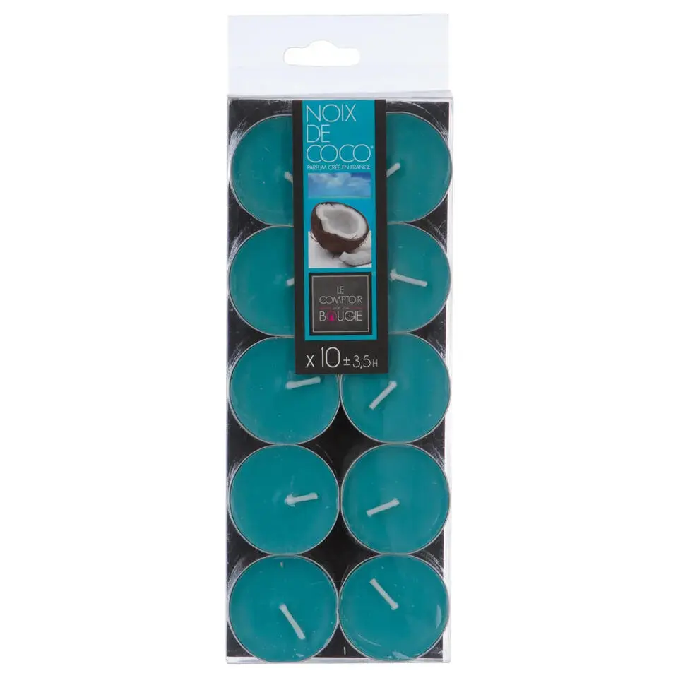 Atmosphera Geurtheelichtjes - 10x stuks - Coconut geur