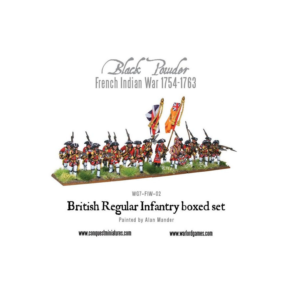 French Indian War 1754-1763: British Regular Infantry