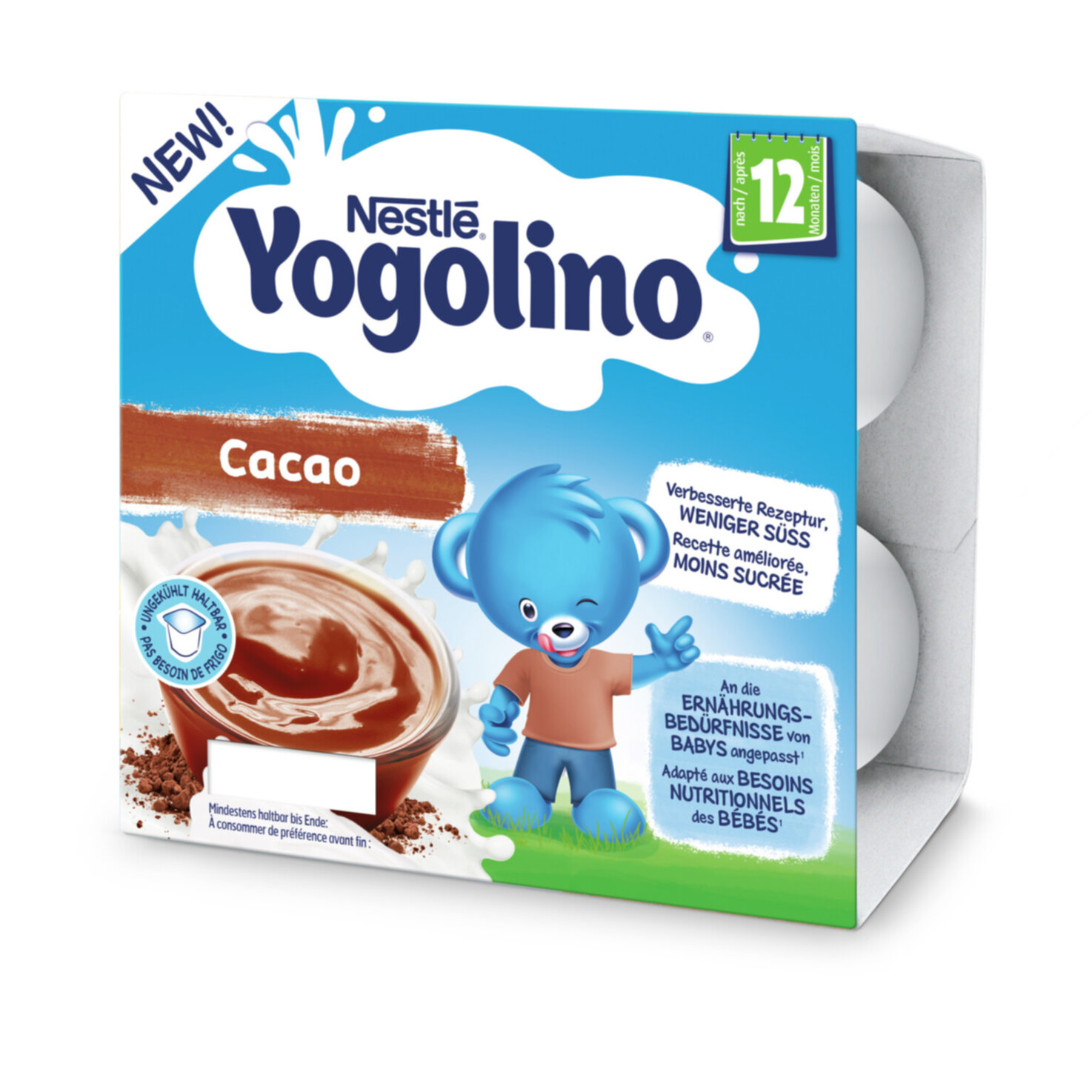 Nestlé Yogolino Cacao 4x100g 12+ Monate