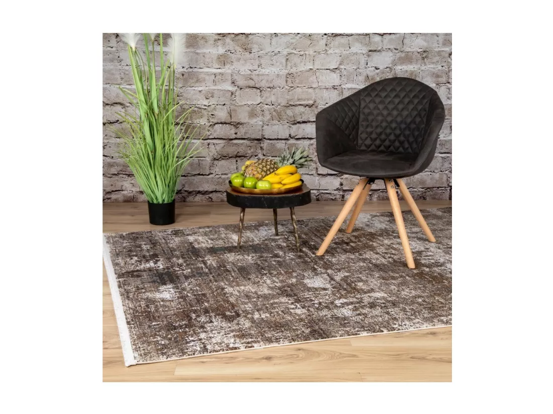 Tapis 290x200 cm – Design C309E coloris ivoire – Élégance et confort pour votre intérieur