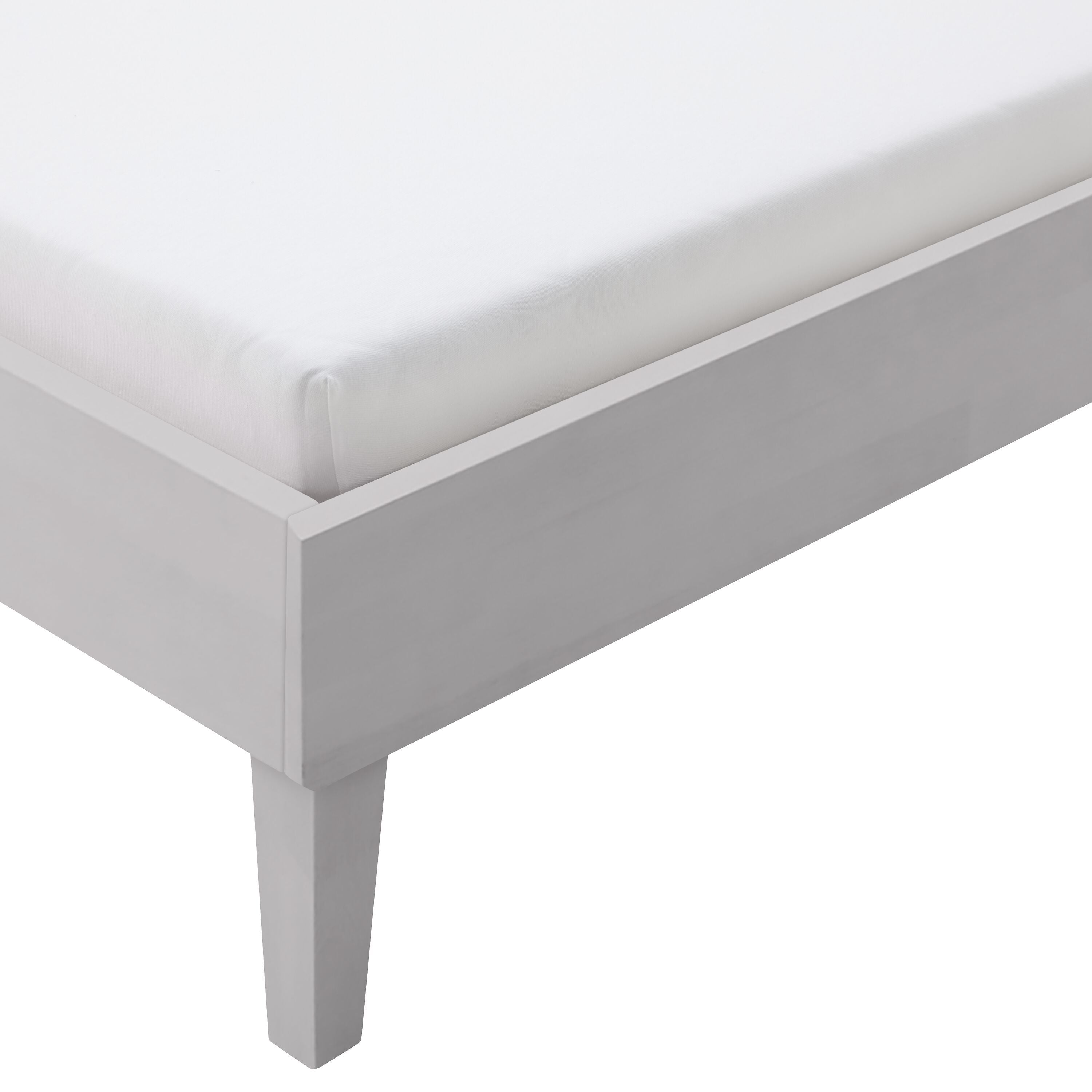 CARA Bett - Buche weiss / B: 160.0 cm x T: 200.0 cm