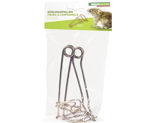 Windhager woelmuisval, 2 stuks