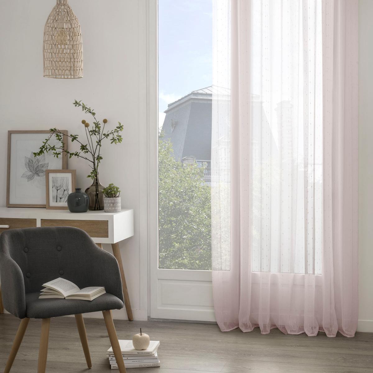 VOILAGE ANISSA ROSE 140X240CM