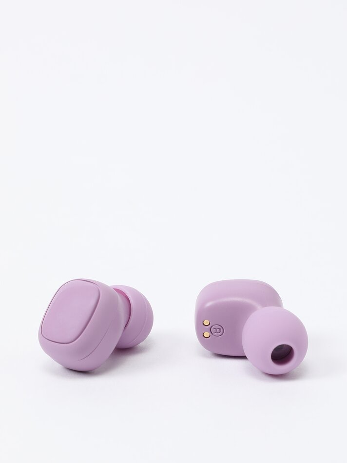 Fones de ouvido sem fio True Wireless - Malva