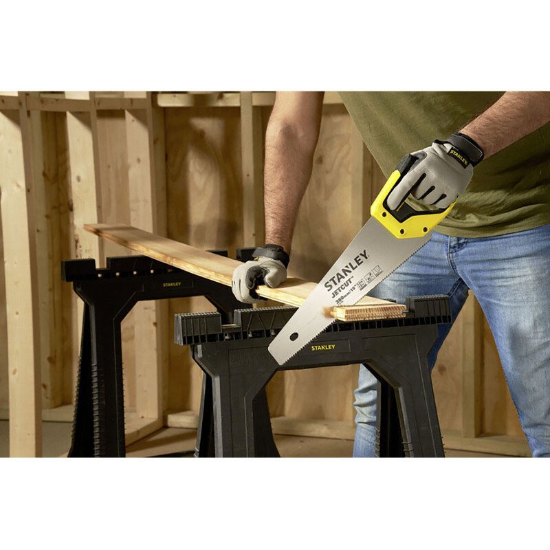 Scie égoïne Stanley Jetcut coupe fine 55 cm