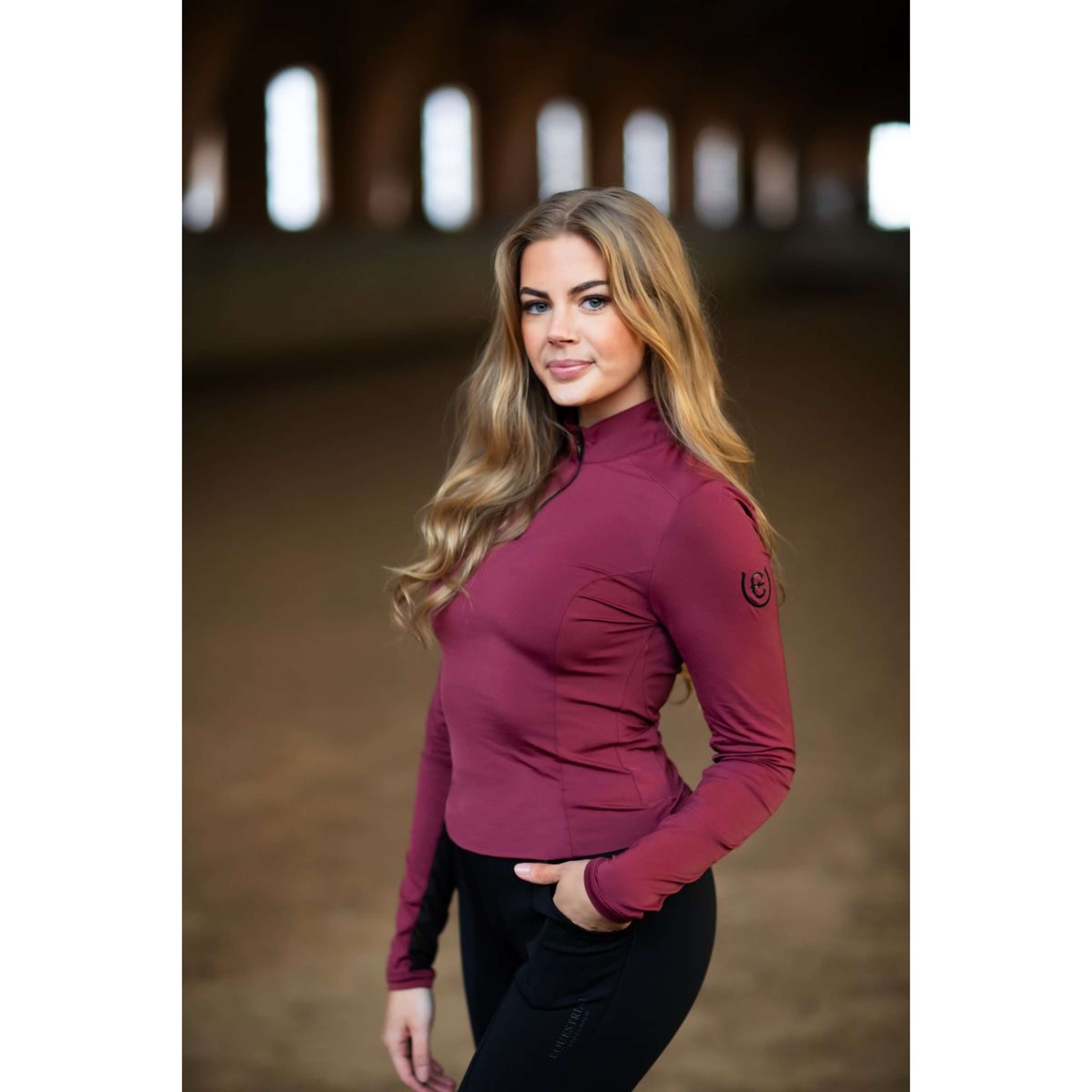 Equestrian Stockholm Shirt Air Breeze Sun Bordeaux