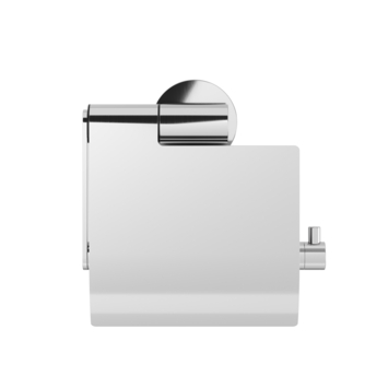 Tiger Toiletrolhouder Boston met Klep Chroom