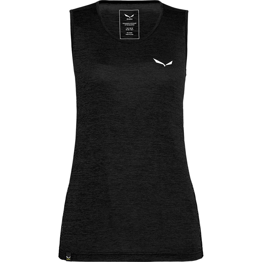 SALEWA Puez Graphic Dry Tank Top Damen black out melange