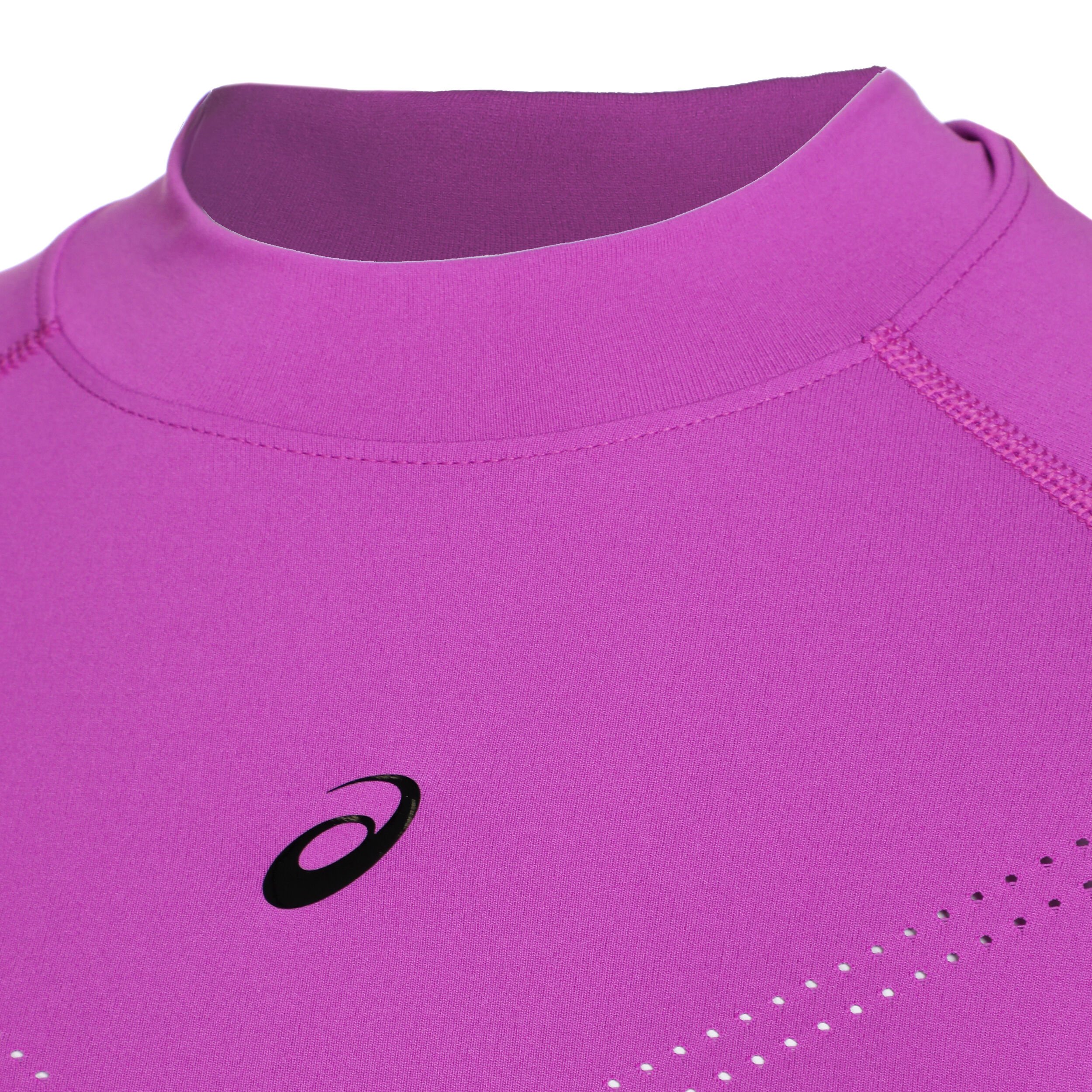 ASICS Seamless Crop Top Haut Manches Longues Femmes - Violet