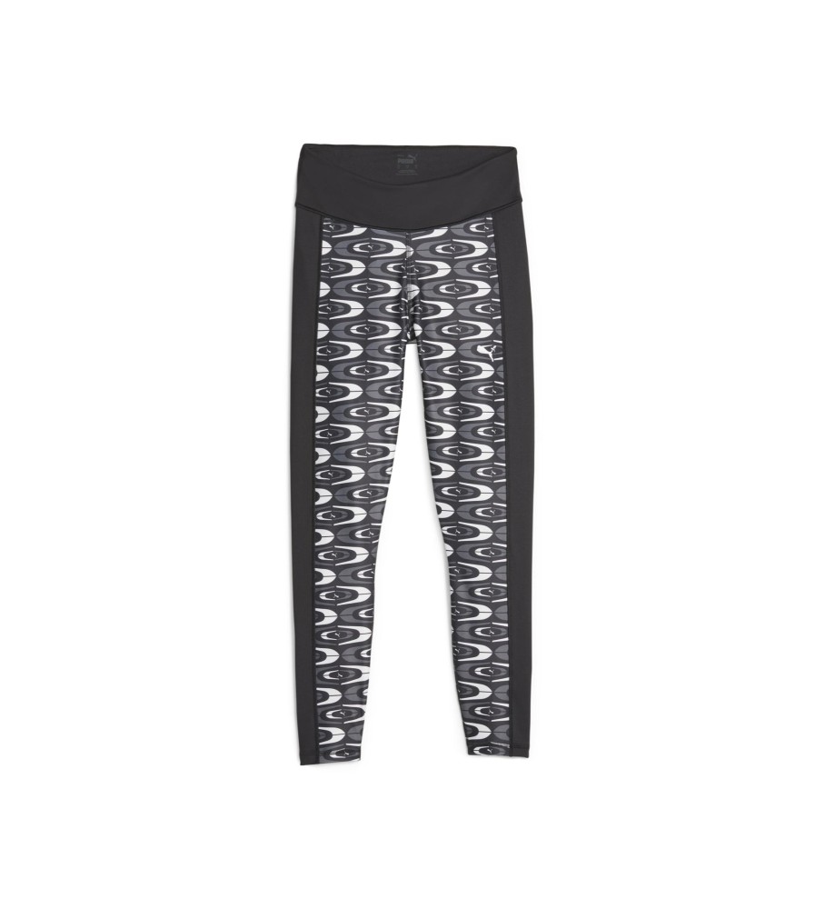 Calça legging Puma Favorite Printed 7/8 preta