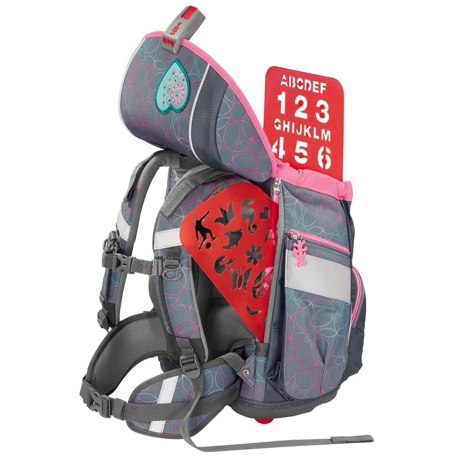 Step by 2in1 Plus - Schulranzen Set 6tlg. Glitter Heart