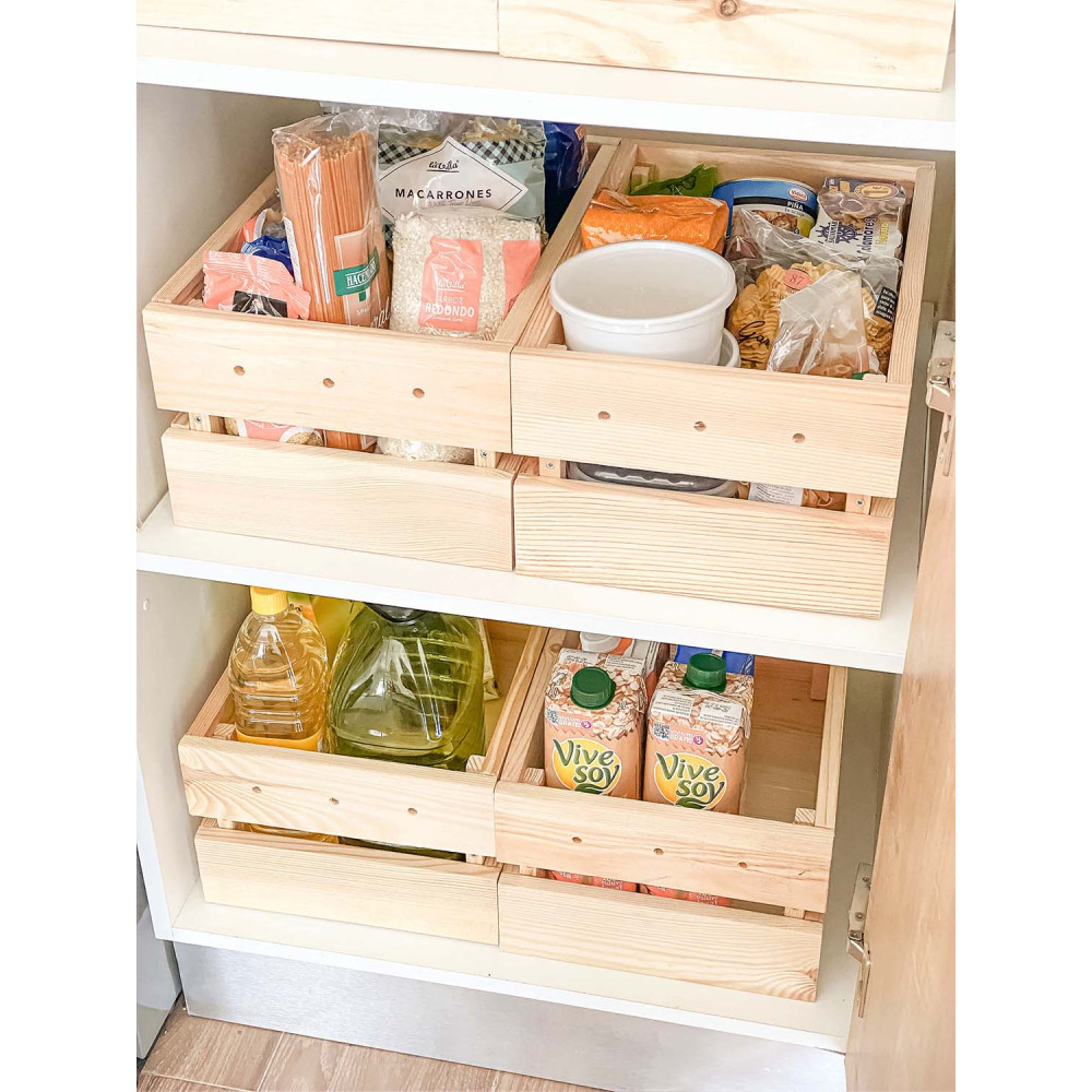Caisse en pin massif modulable home box petite