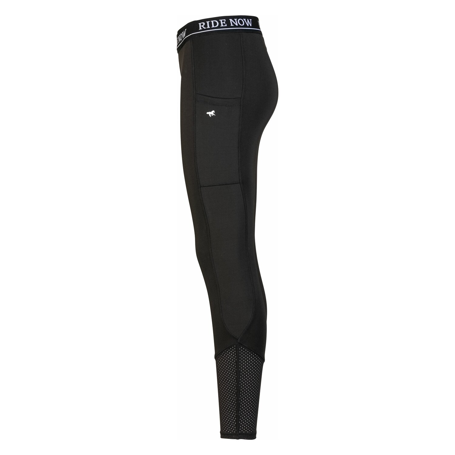 RIDE now Grip-Kniebesatz Reitleggings  - black