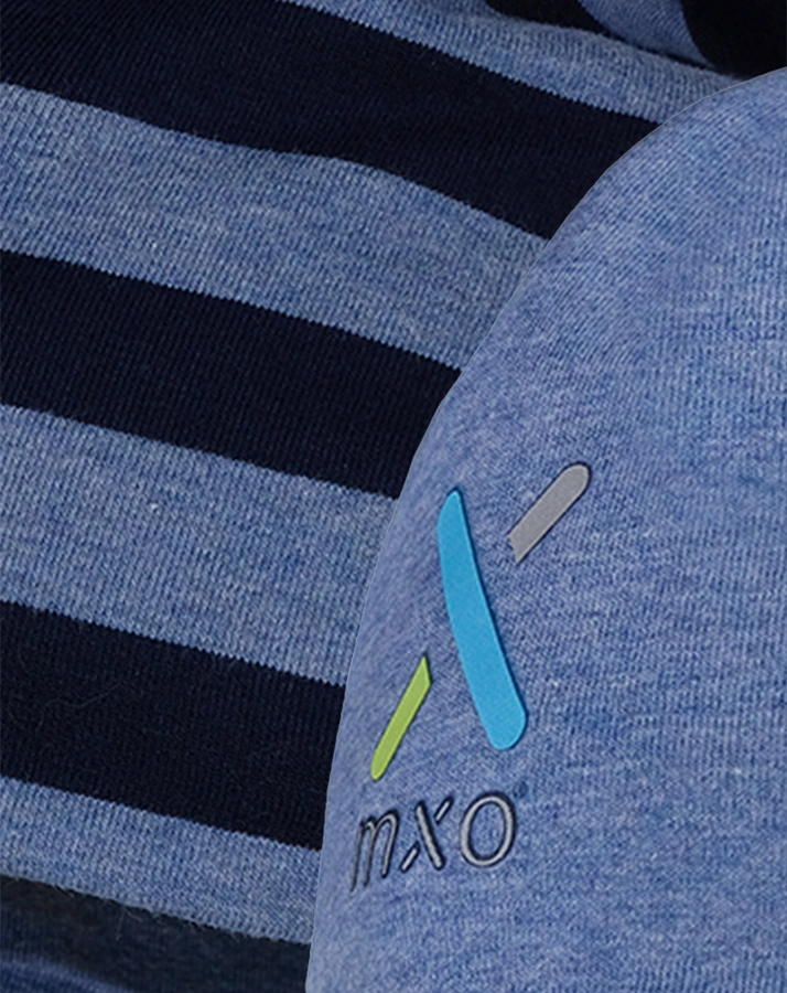 Beanie MXO zum Wenden in jeansblau