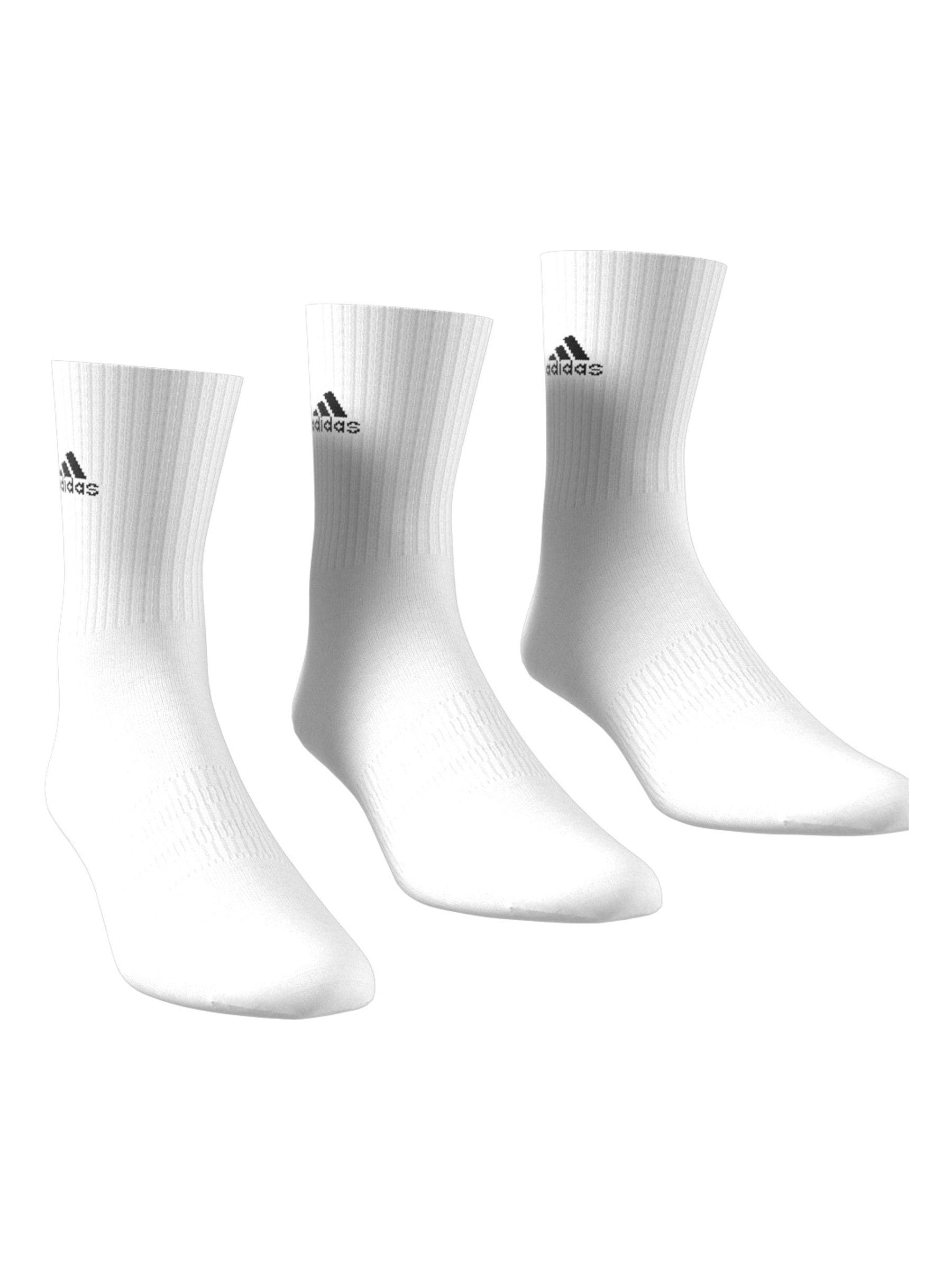 Duivenwit - Verpakking van 3 - Verpakking van 3 zachte adidas crew sokken