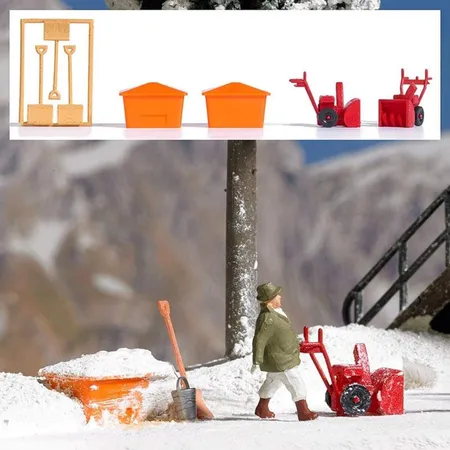 Busch 1181 Winterausrüstung Spur H0