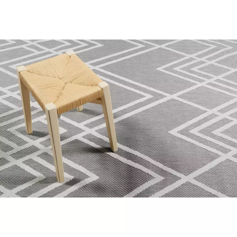 Esprit Outdoorteppich In & Outdoor  Rave grau, weis