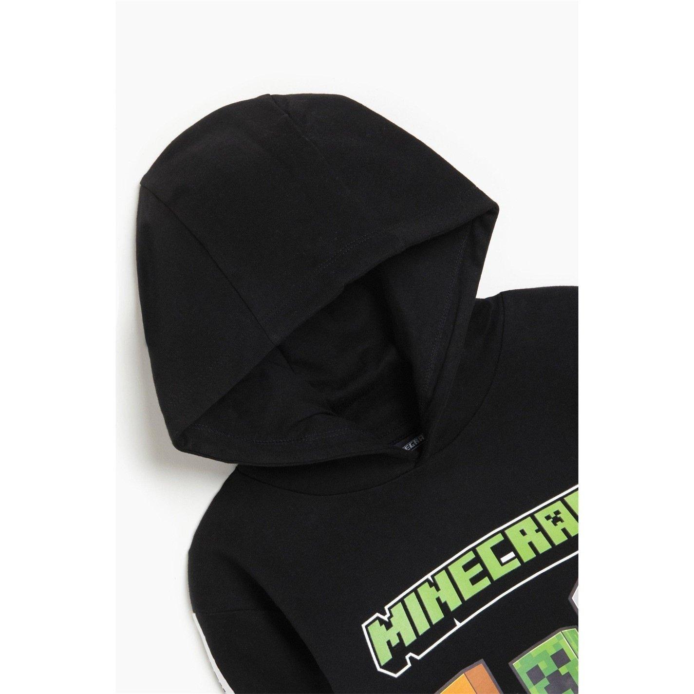 Character Minecraft Minecraft Boys Black Hoodie
