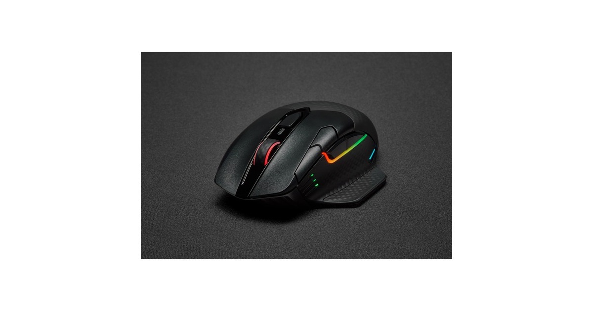 CorsairDARK CORE RGB PRO gaming muis  (Zwart, 18.000 dpi, RGB leds)