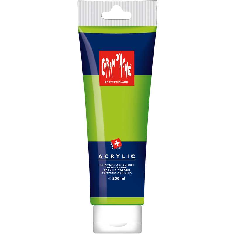 Caran d'Ache Acrylfarbe, 250 ml, maigrün, 1 Stück