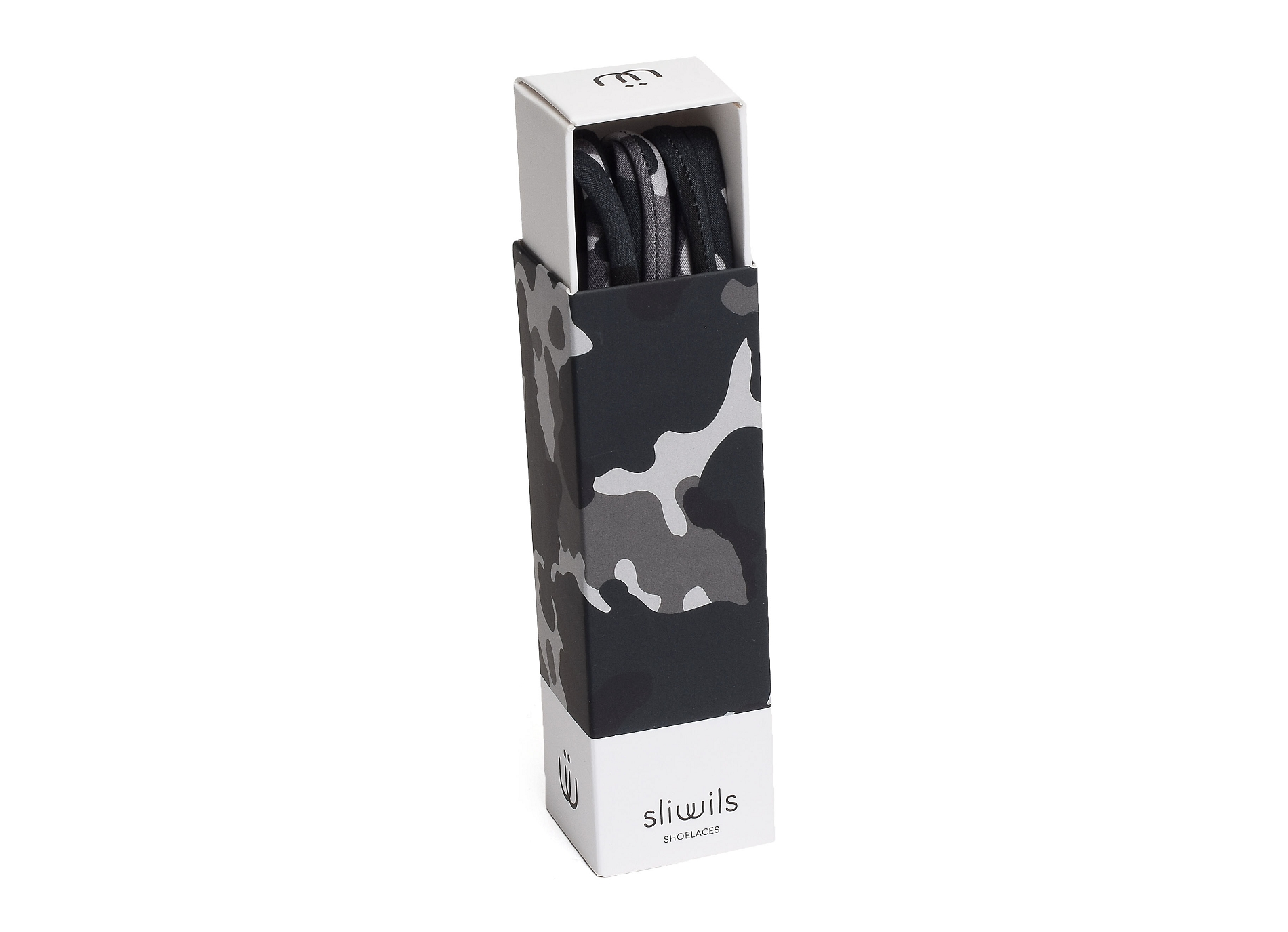 Lacets savage noir gris