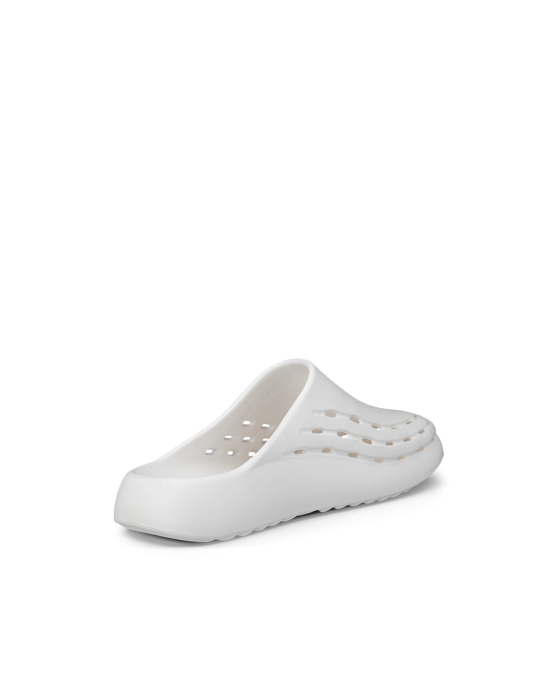 ECCO COZMO SLIDE Unisex Pantolette Weiß