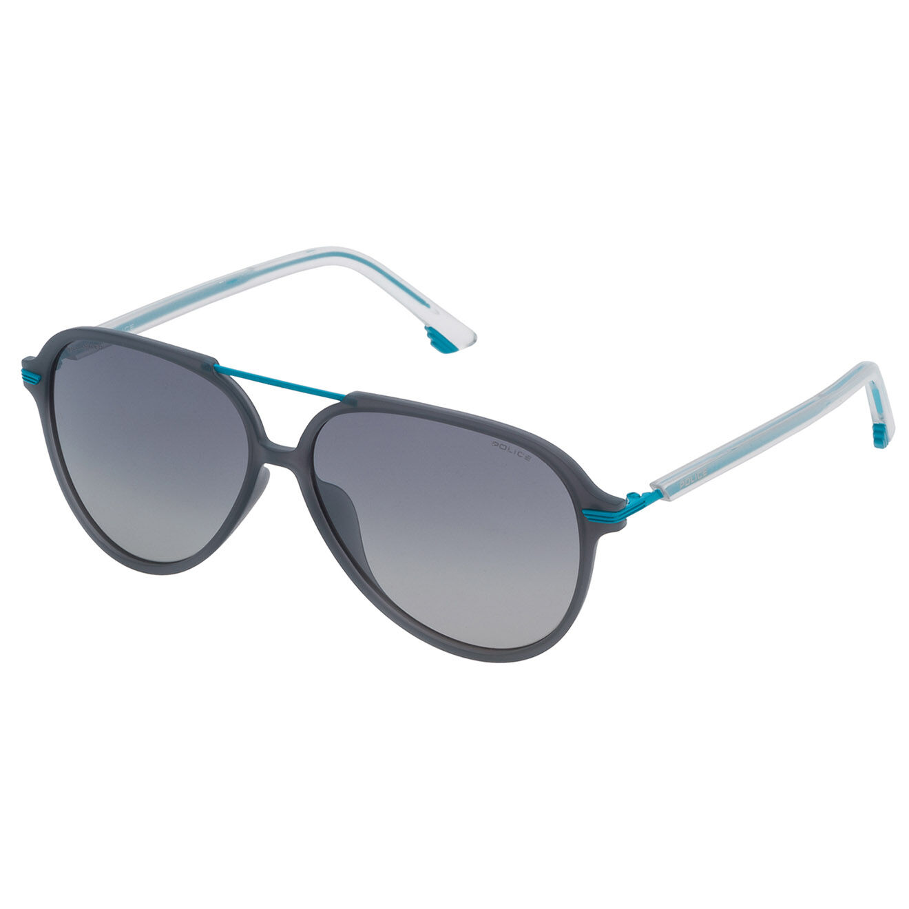 Police Lunettes de soleil Mixtes bleues