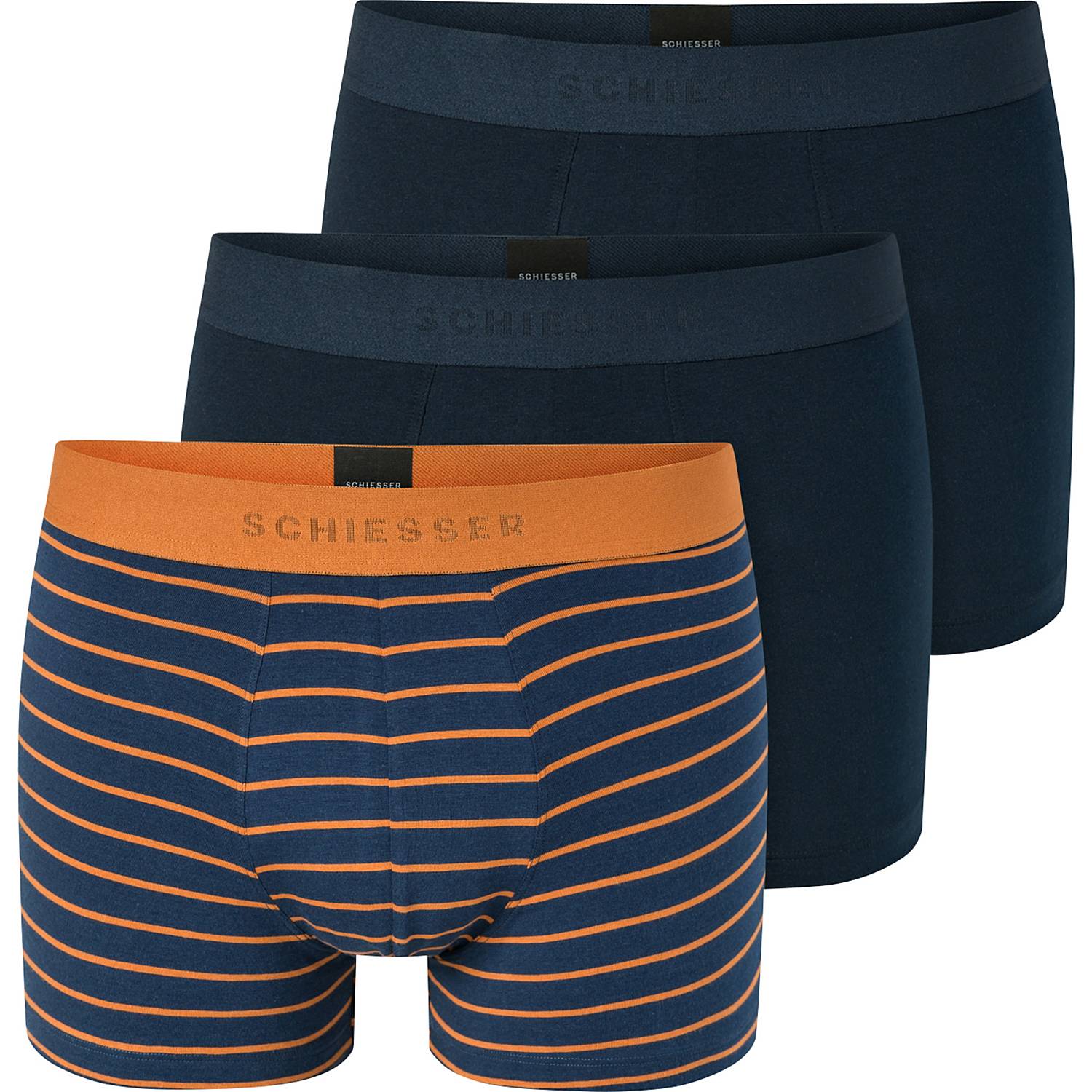 Schiesser Single-Jersey Herren-Pants im 3er-Pack