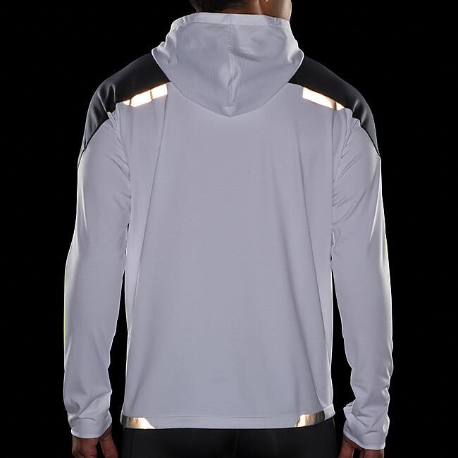 BROOKS RUNNING - T-SHIRT ML RUN VISIBLE THERMAL HOODIE M