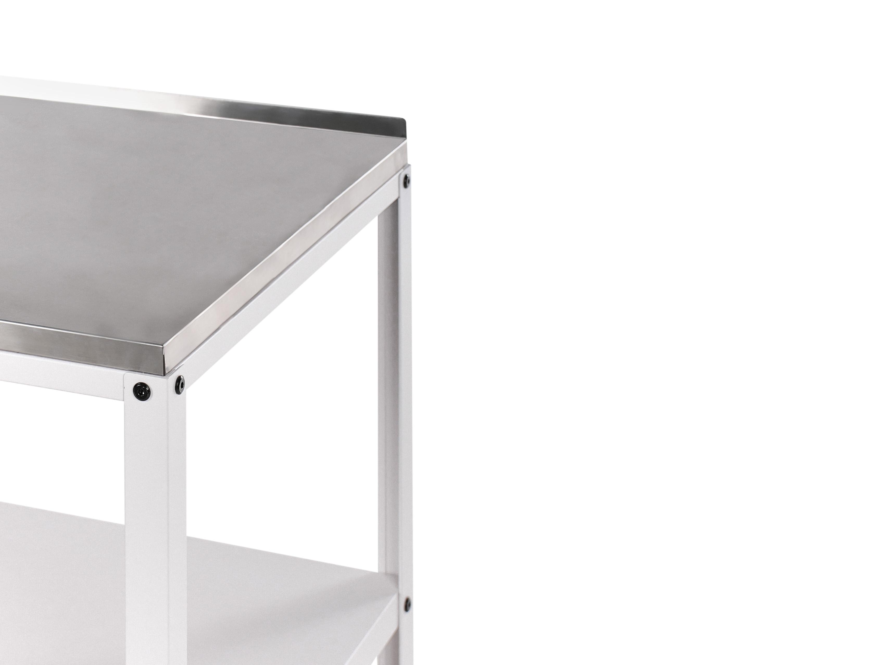 Tuin keukenset 4-delig met spoelbak VILAMA Metaal Wit