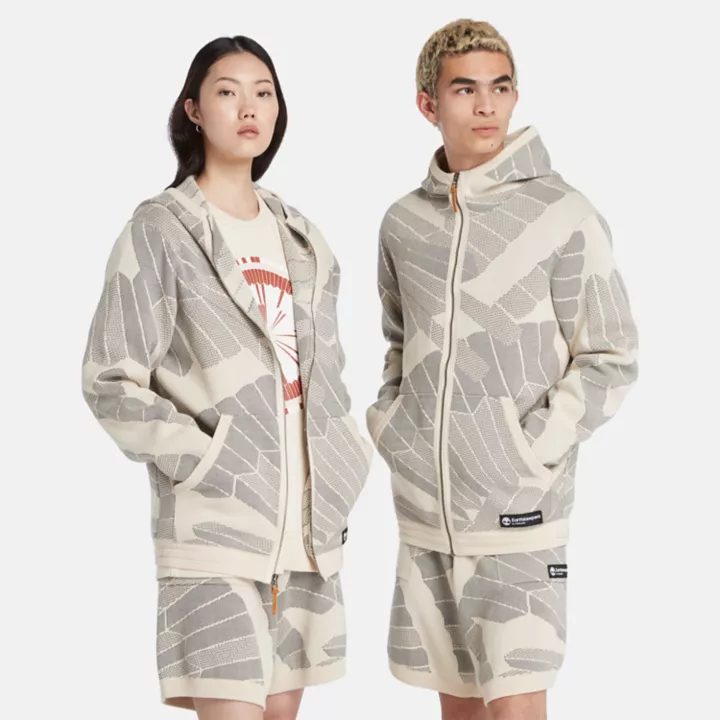 Veste à capuche technique Earthkeepers by Raeburn unisexe imprimée