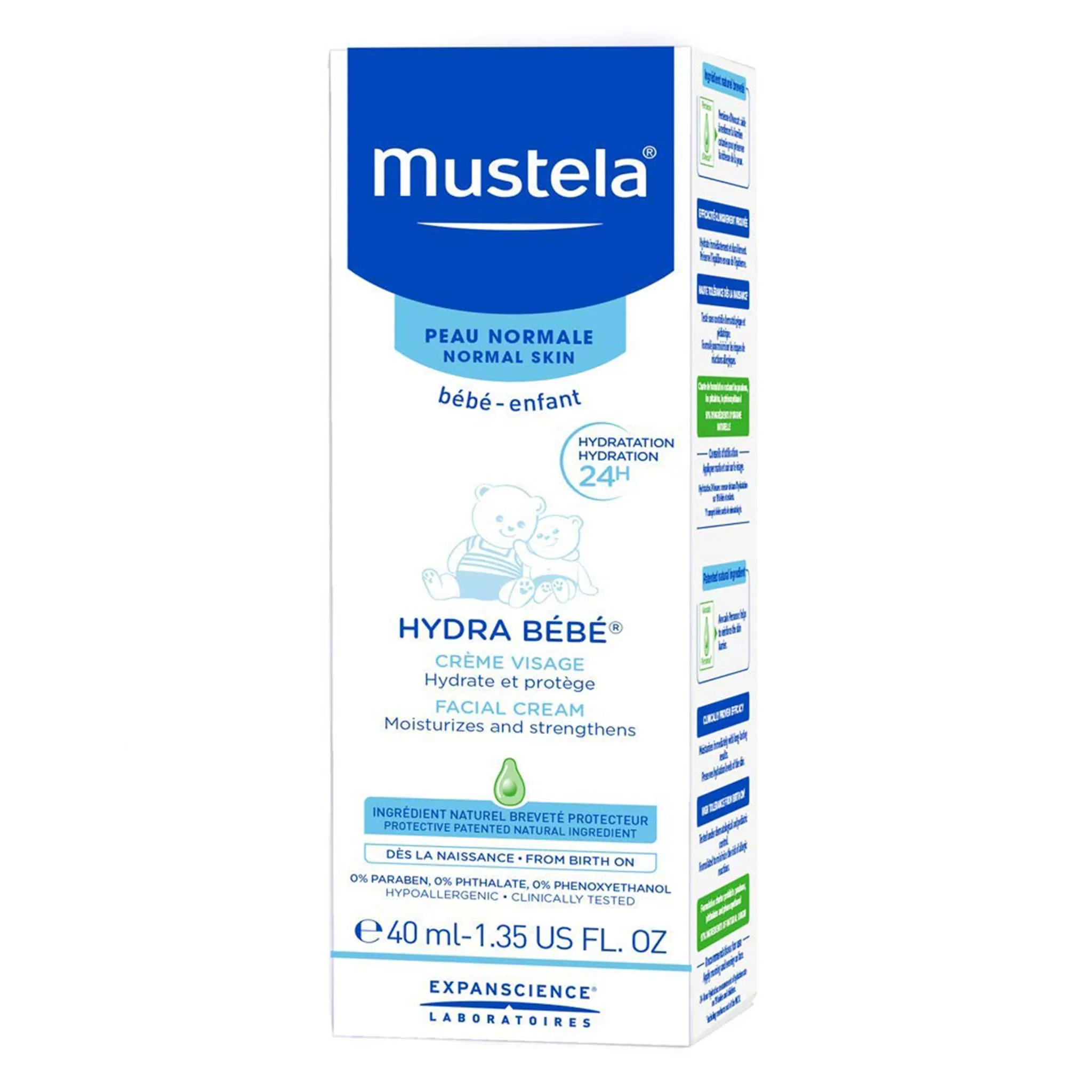 Mustela Hydra Bébé Visage 40ml