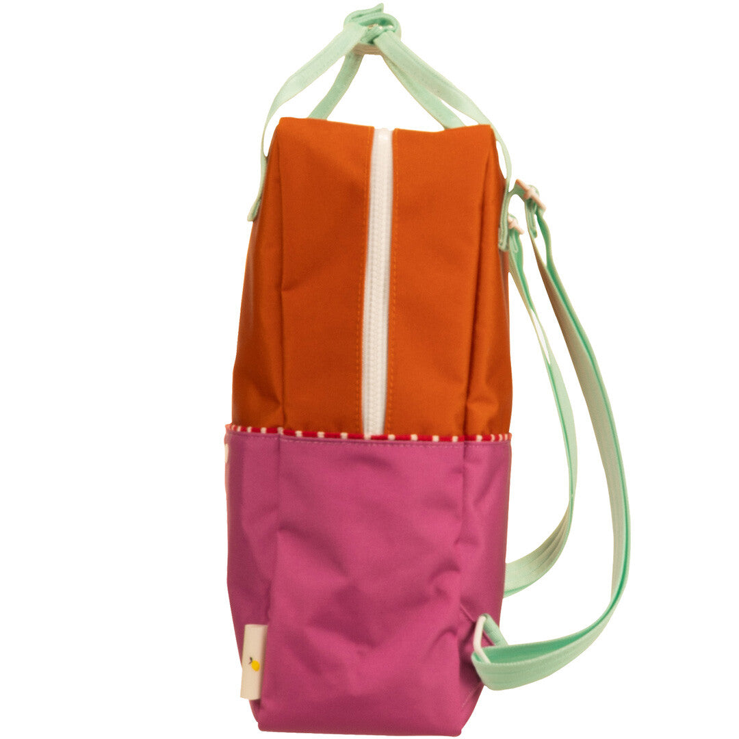 Sticky lemon rugzak - gravel orange - pink