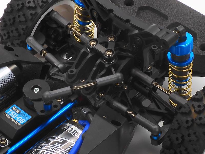 Tamiya Rally Chassis XV-02 Pro, 4WD, 1:10, Bausatz 4WD Chassis Kit für ein Rallyauto