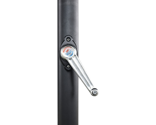 Garden Place parasol Ø 450 cm polyester rond donkergrijs