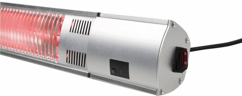 SUNRED - RD-SILVER - Wandheater - Zilver - Infrarood - 2000W