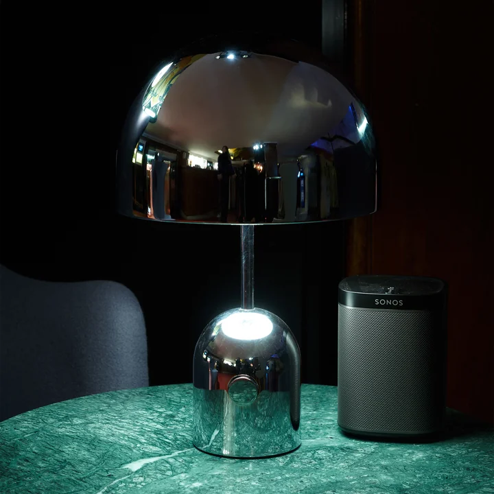 Tom Dixon - Bell LED Tischleuchte, grau