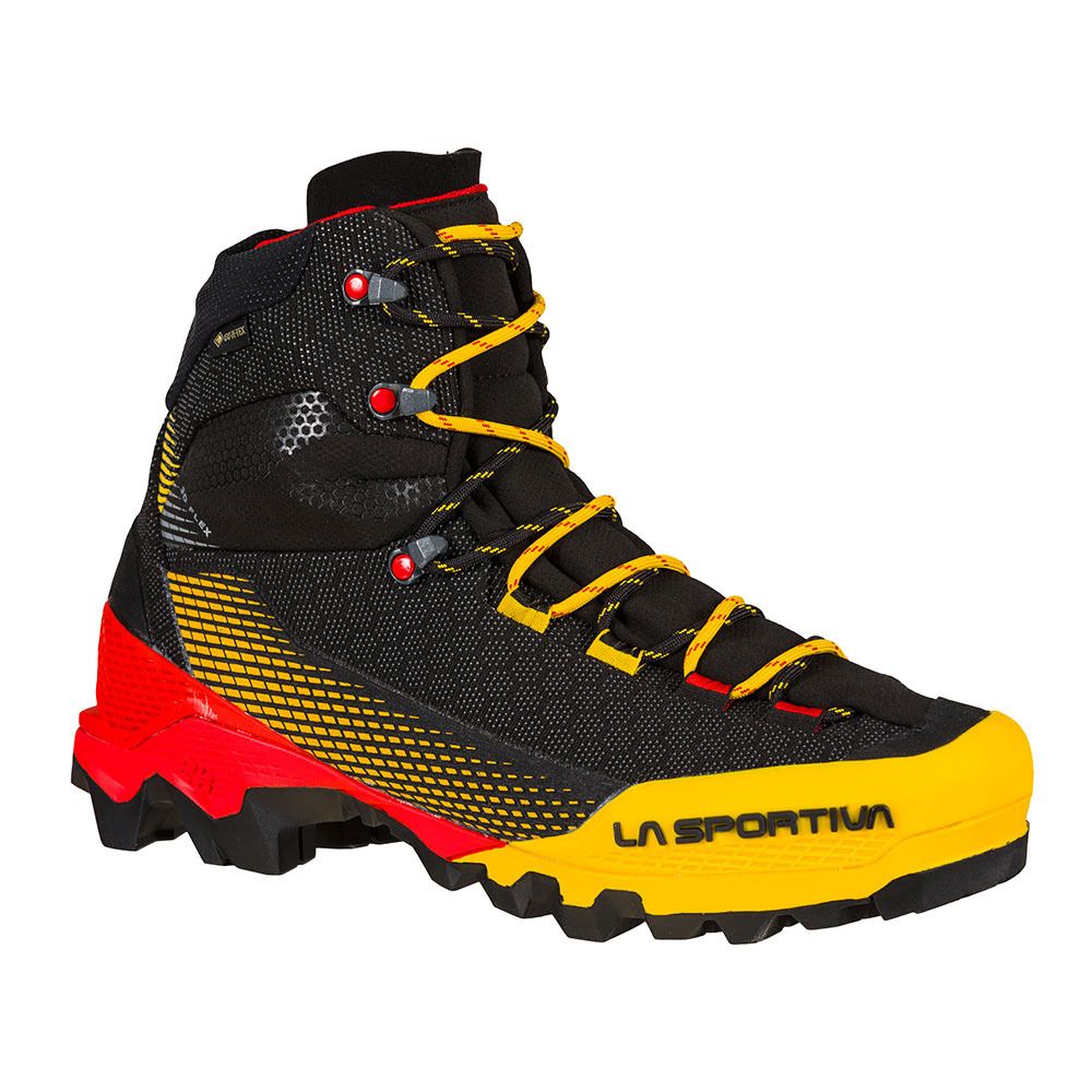 La Sportiva AEQUILIBRIUM ST GTX - Chaussures alpinisme Homme black/yellow