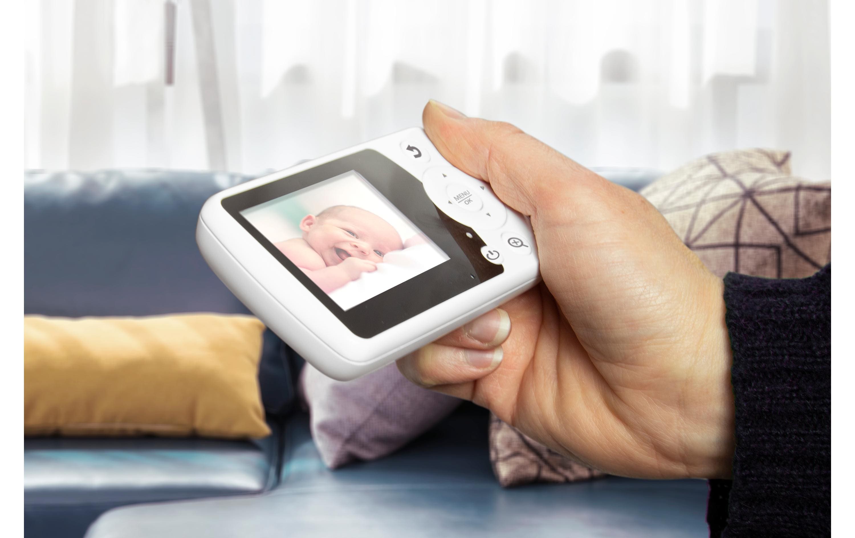 Babyphone DVM-64 mit KameraVideo-Babyphone mit 2.4 Zoll (6.1 cm) Farbdisplay