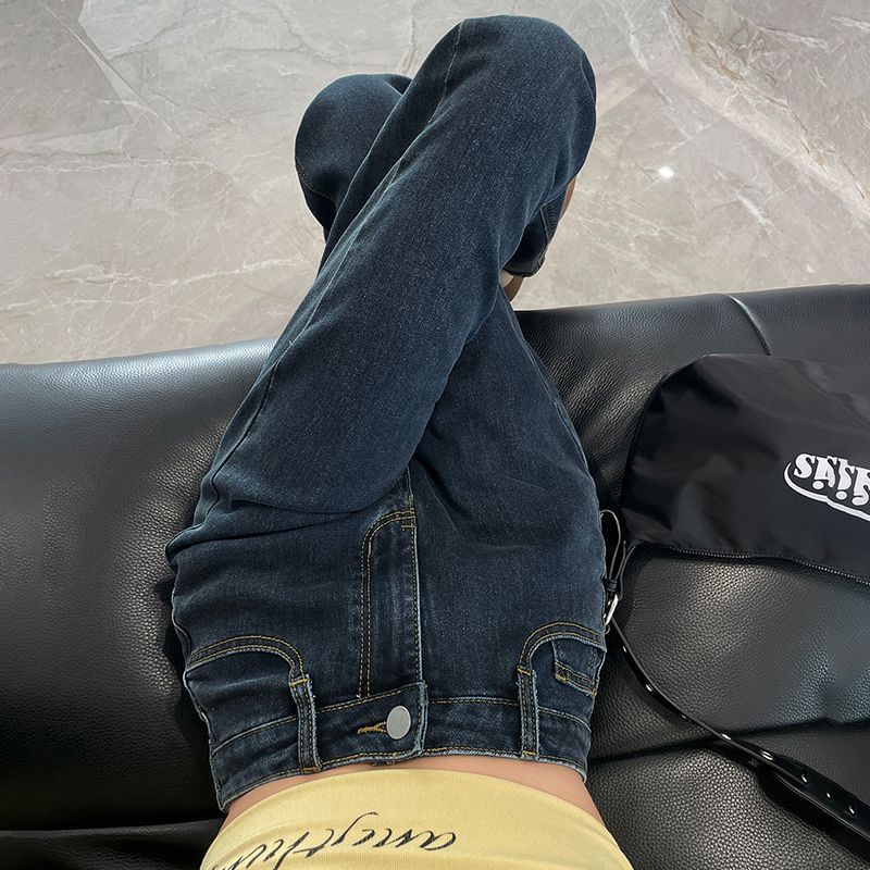 Denimot - High Waist Washed Wide Leg Jeans (diverse designs)